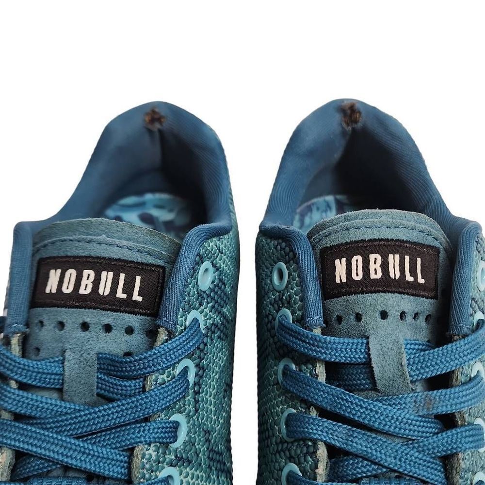 NOBULL Floral Trainers Unisex Sneakers Women's Size 8.5 Men's Size 7 Blue Green - Picture 6 of 12